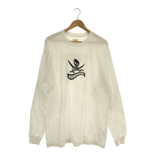 Neighborhood LS-1 Distorted Logo ロンT ロンT Tシャツ ネイバーフッド DISTORTION-1⁄C-TEE XXL Black LS