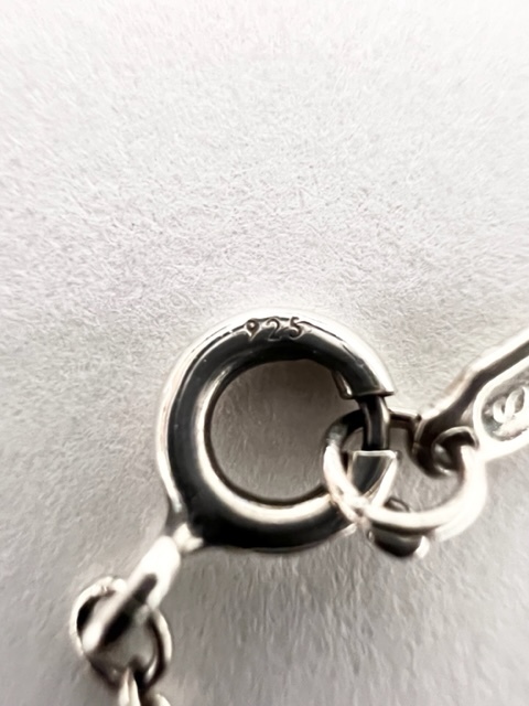 大「3635」Tiffany & Co. ティファニー バーネックレス 925刻印 約2.6g