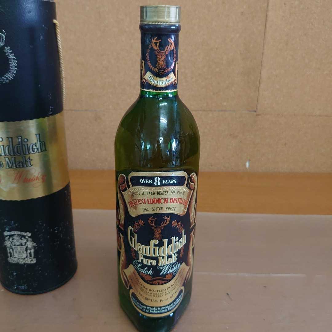 未開封 箱有】古酒 グレンフィディック ピュアモルト Glenfiddich 8年