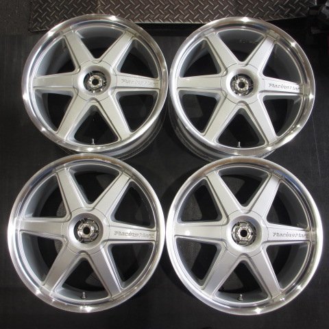 中古 アルミ Racing　Hart　18×7.5J+42　114.3マルチ 4本