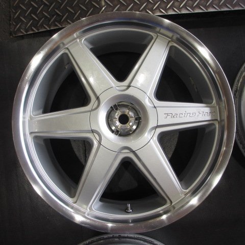 中古 アルミ Racing　Hart　18×7.5J+42　114.3マルチ 4本