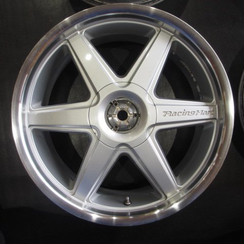 中古 アルミ Racing　Hart　18×7.5J+42　114.3マルチ 4本