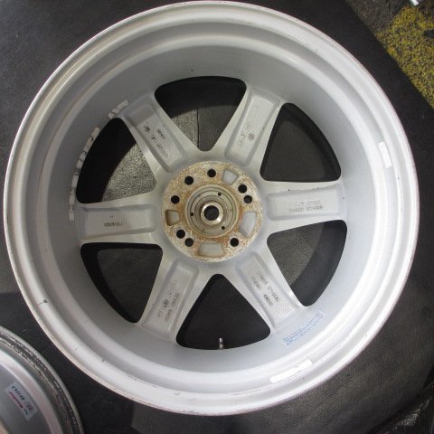 中古 アルミ Racing　Hart　18×7.5J+42　114.3マルチ 4本