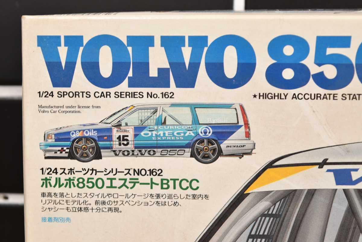 タミヤ 1/24 ボルボ 850 エステート BTCC スポーツカーシリーズ No.162 