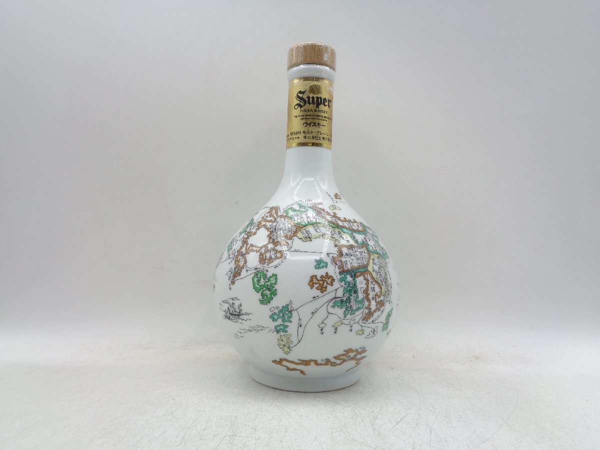 NIKKA WHISKY スーパー ニッカ 九州古地図 有田焼 陶器 ウイスキー
