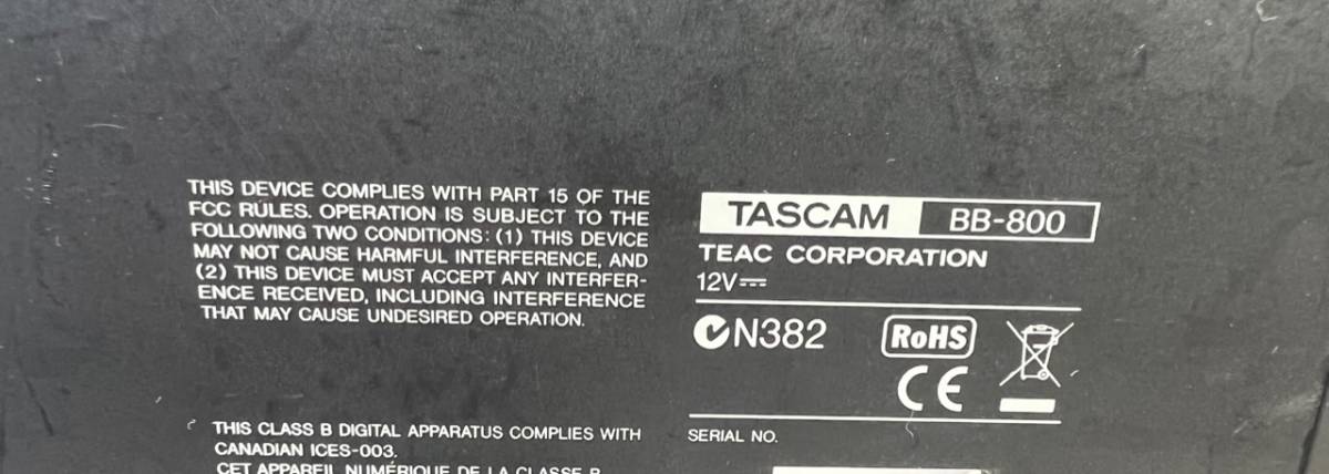 高品質，限定セール ポータブル SD レコーダー現状品　　※　TASCAM　　【　BB-800　】　※