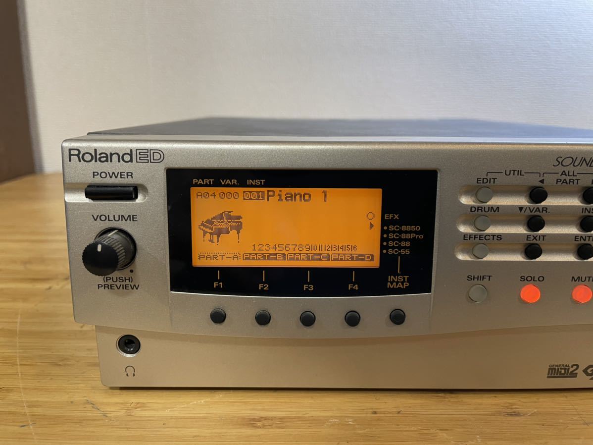 Roland SC-8850 Canvas Module 純正アダプター付属 動作 取説付 Roland