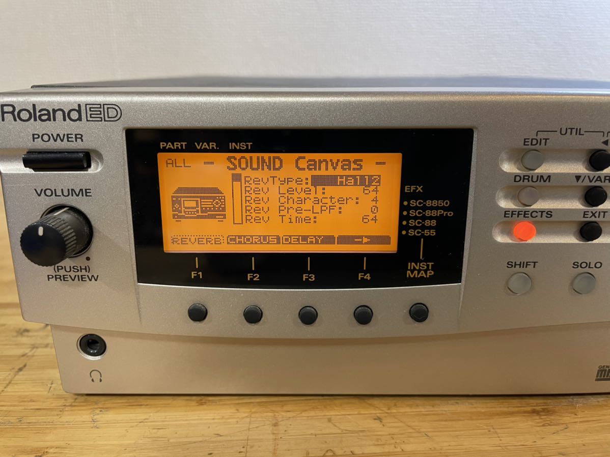 Roland SC-8850 Canvas Module 純正アダプター付属 動作 取説付 Roland