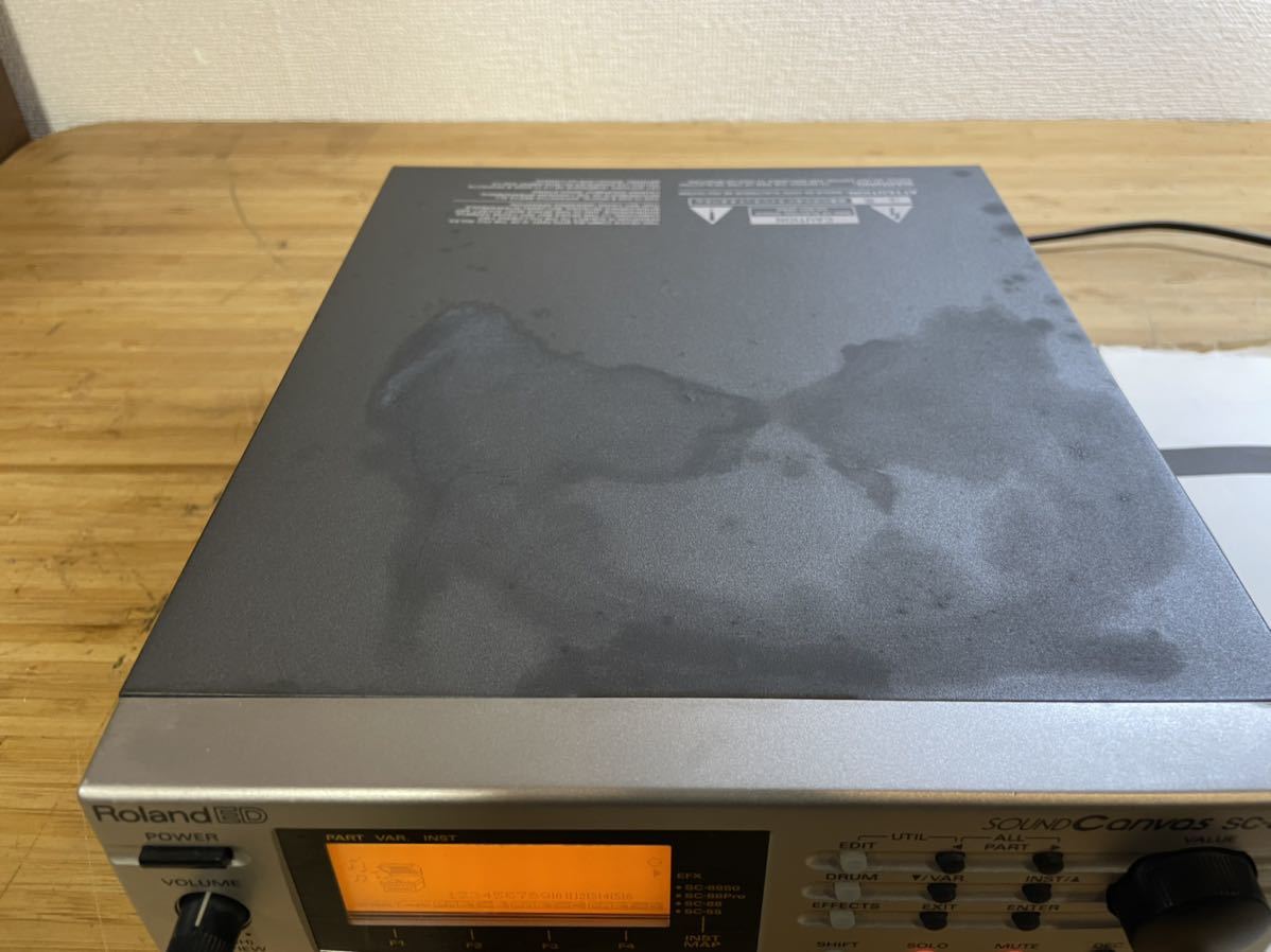 Roland SC-8850 Canvas Module 純正アダプター付属 動作 取説付 Roland