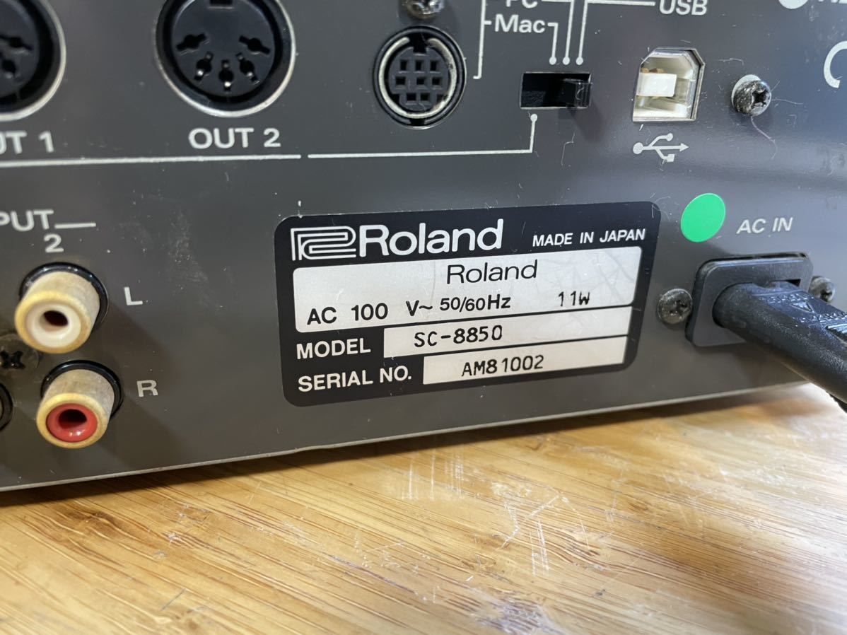 Roland SC-8850 Canvas Module 純正アダプター付属 動作 取説付 Roland