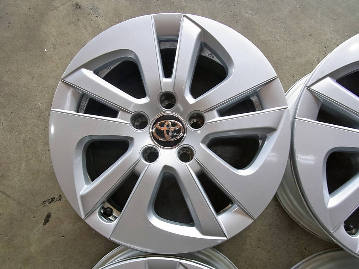 トヨタ 50系 プリウス純正（ASAHITEC製）アルミホイール 4本 15×6.5J + 