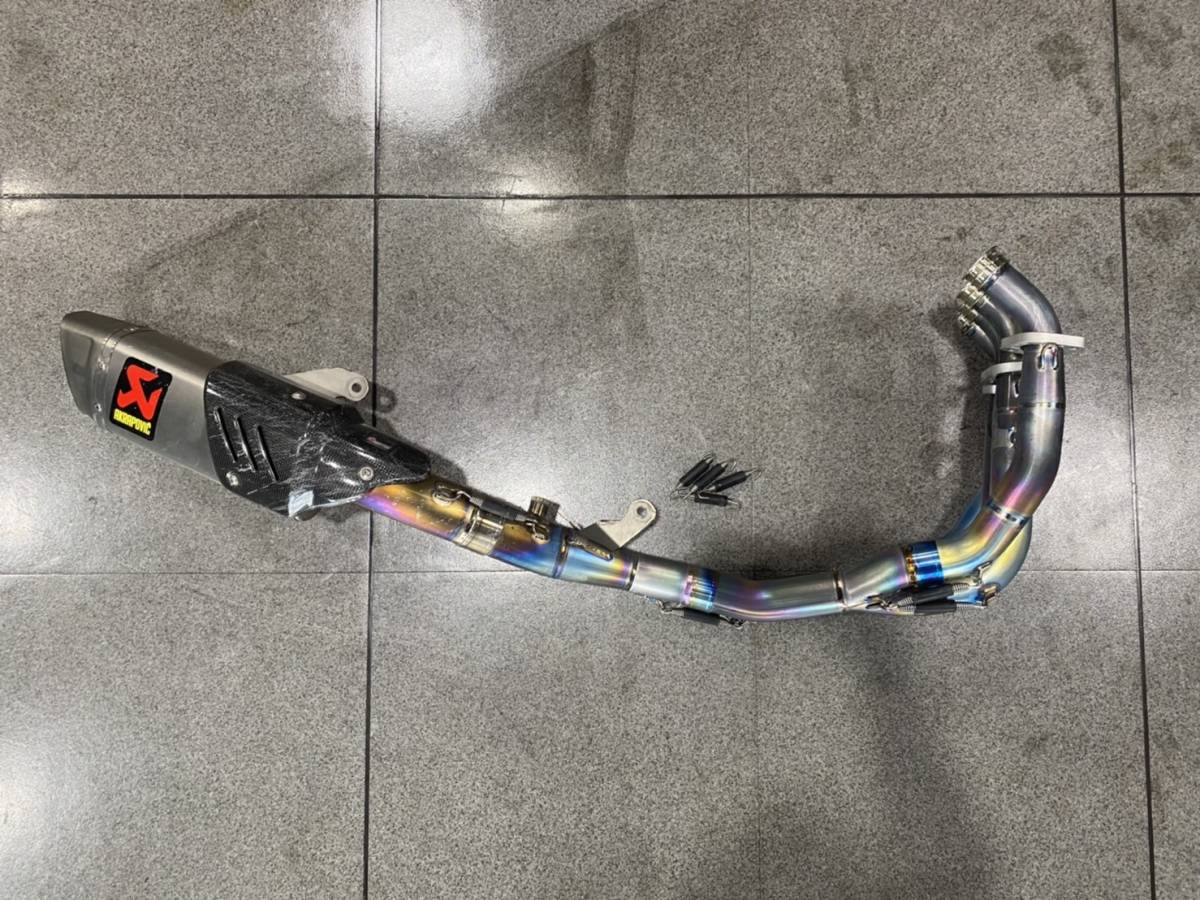 中古・傷多】AKRAPOVIC エヴォリューションライン フルエキ YAMAHA YZF 