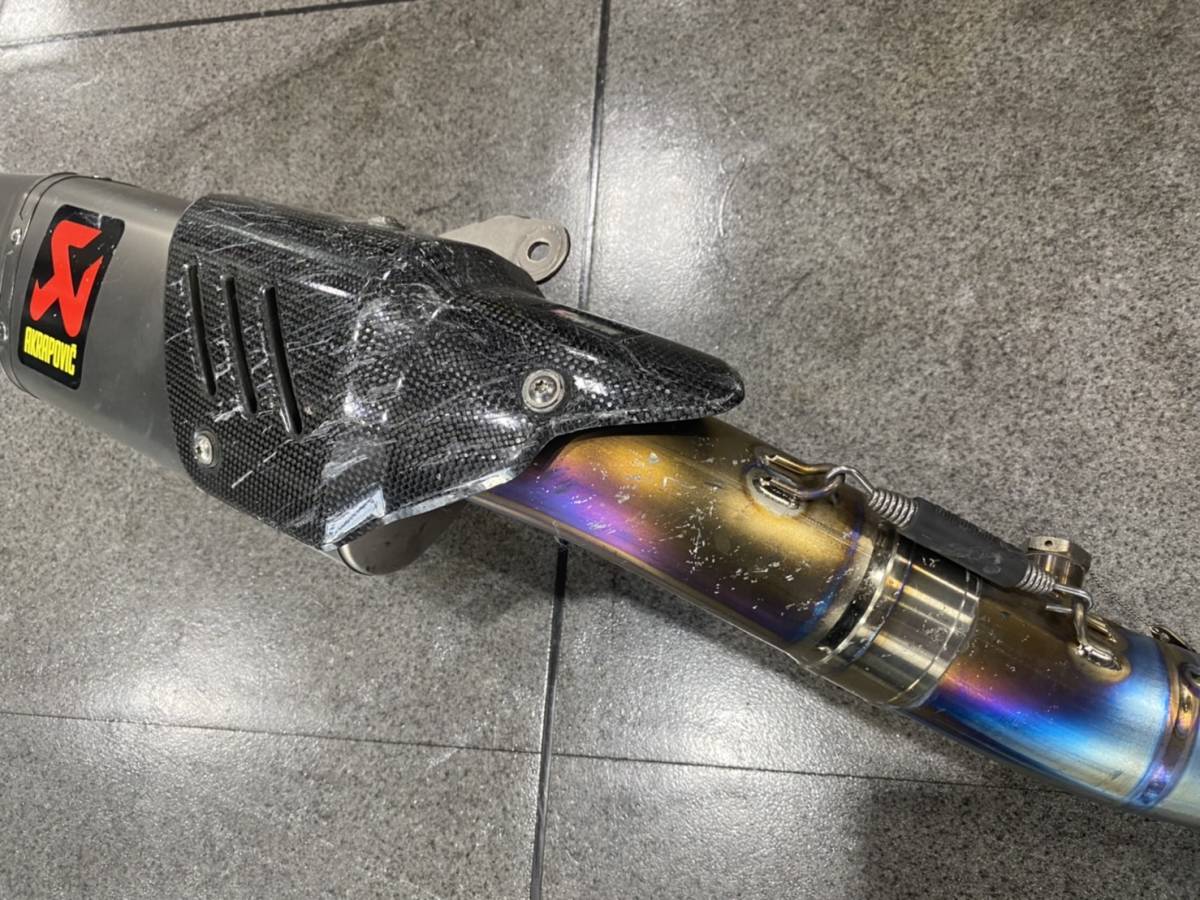 中古・傷多】AKRAPOVIC エヴォリューションライン フルエキ YAMAHA YZF 
