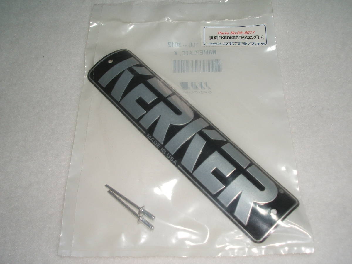 未使用品KERKERエンブレム 旧ロゴ 絶版MADE IN U.S.A 激レア品 - メルカリ