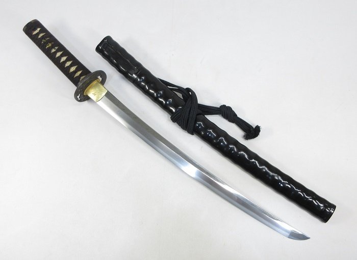 赤字超特価】 【E3201】 武具 刀剣 脇差 わきざし 脇指 在銘 氏信 一