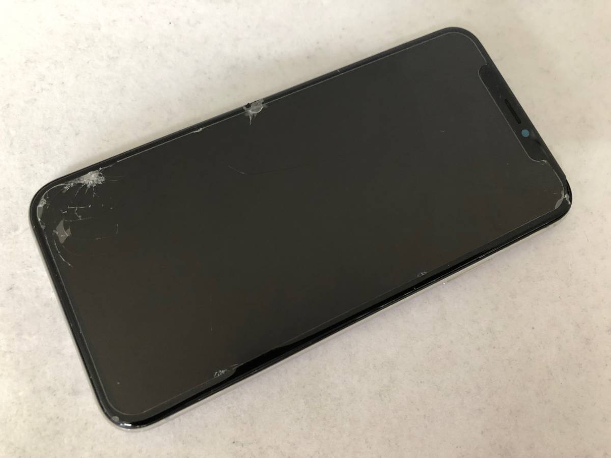 SIMロック解除済 au iPhone XS 64GB シルバー MTAX2J/A A2098 ジャンク