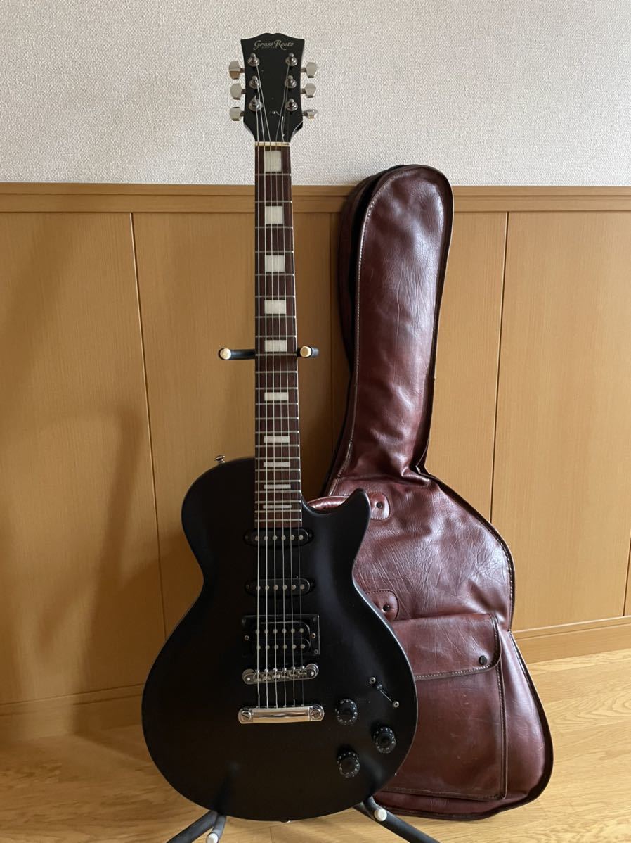 grassroots レスポール 弦新品張り替え済み ソフトケース付き フル