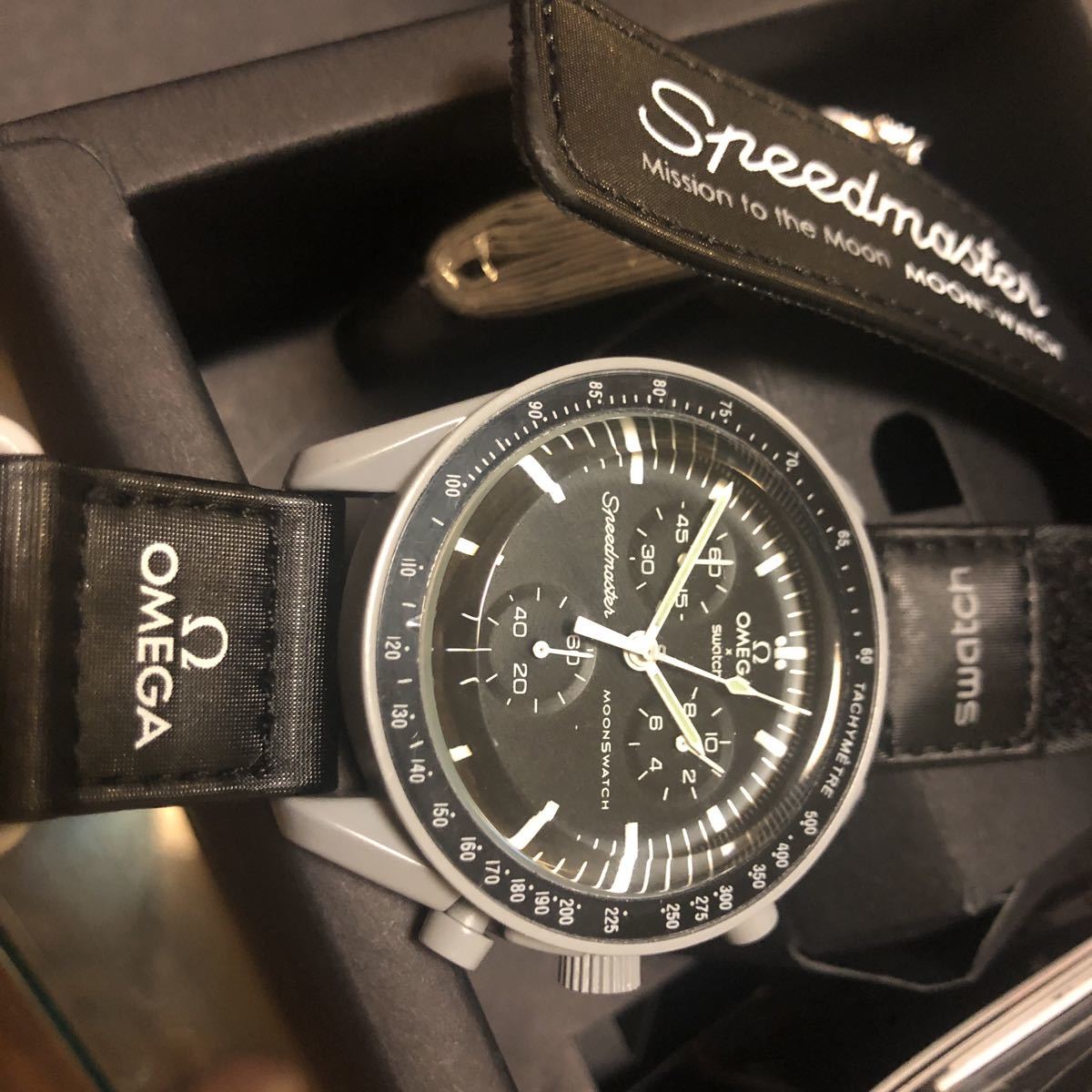Swatch Omega Mission MoonSwatch x Bioceramic Earthphase to MISSION 