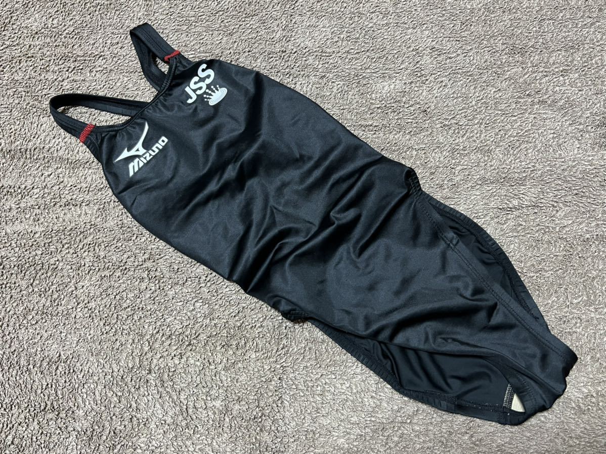 美品 MIZUNO 競泳水着 SS JSS スイミングスクール 選手 マイティライン 