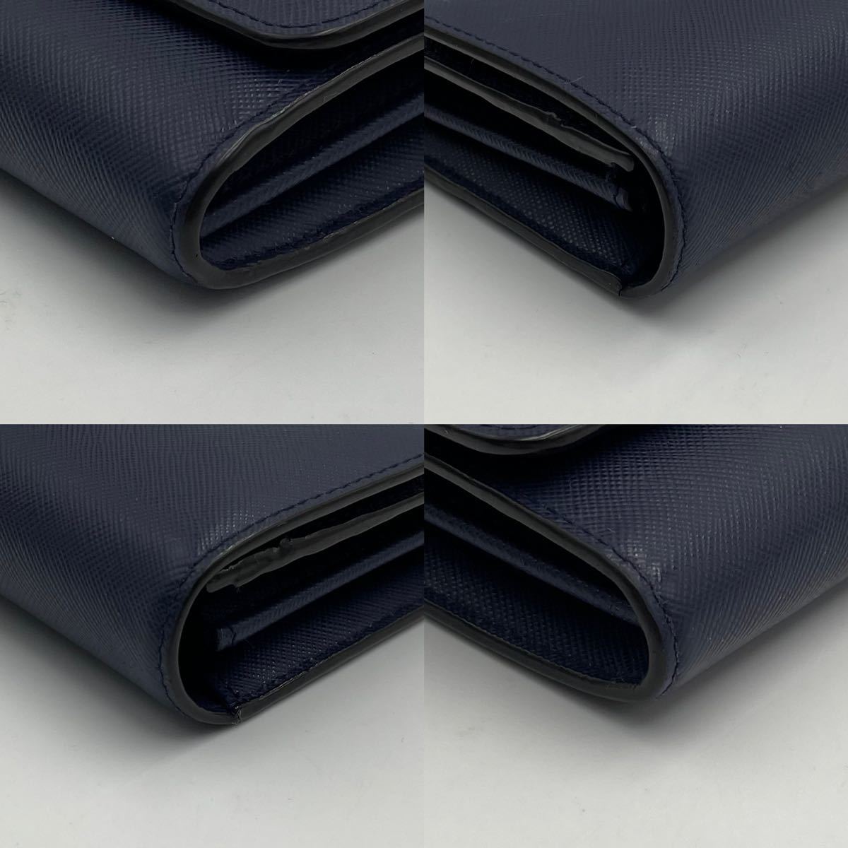 1円 極 BALLY バリー メンズ 長財布 Taliro タリロ ロゴ 金具 トレスポ ストライプ レザー 本革 カーフ サフィアーノ ...