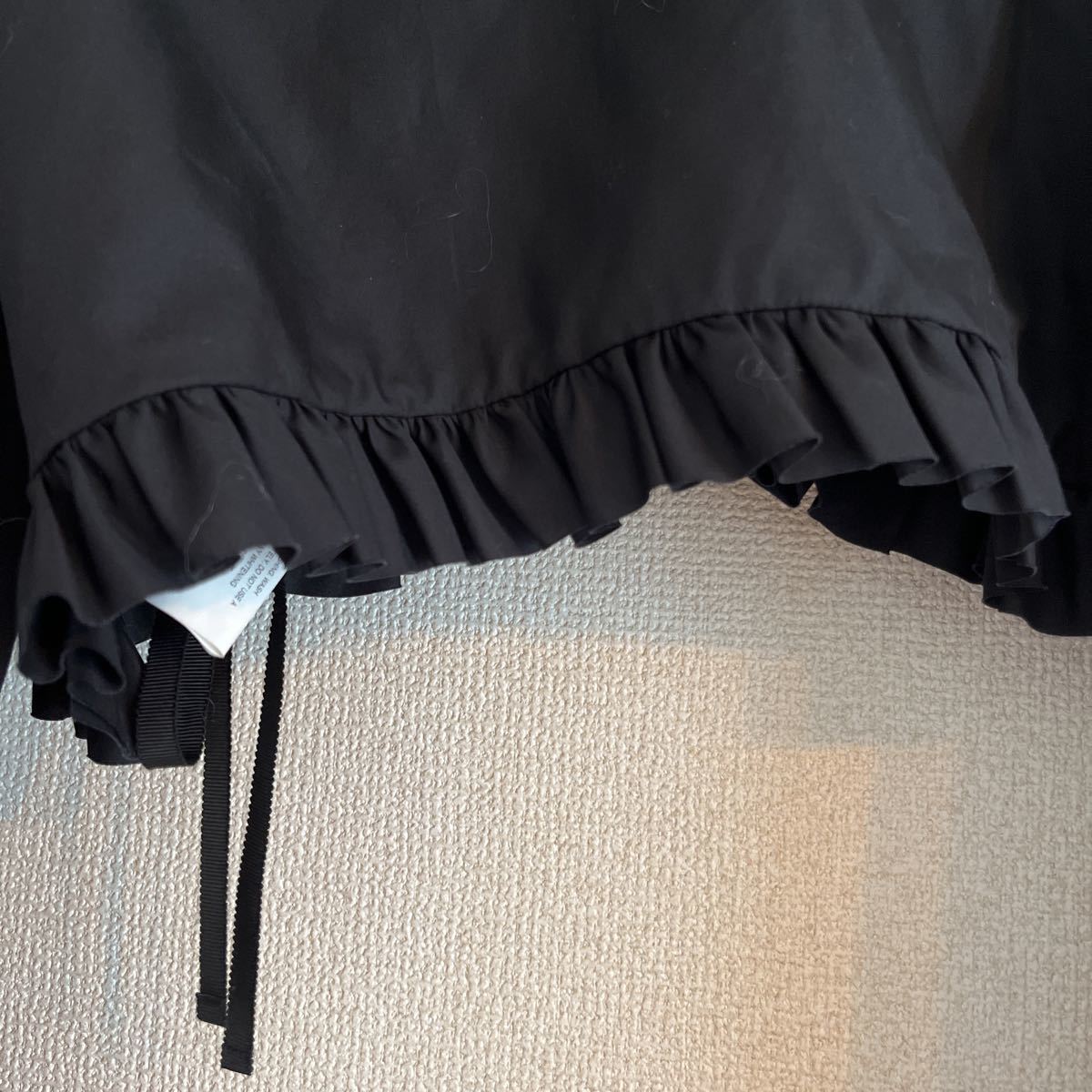 noir kei ninomiya ノーカラー チャイナ ブラウス フリル ボレロ  