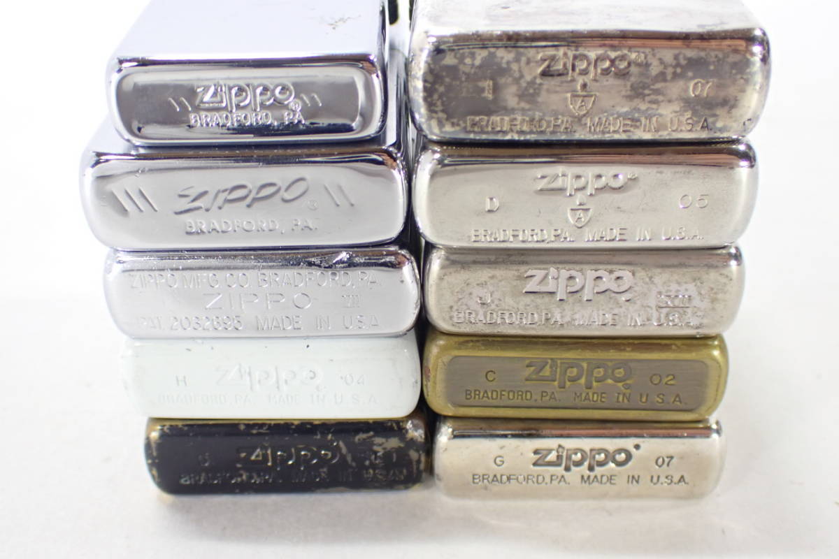 ZIPPO Armor アーマー 10個まとめてセット ディスプレイケース2