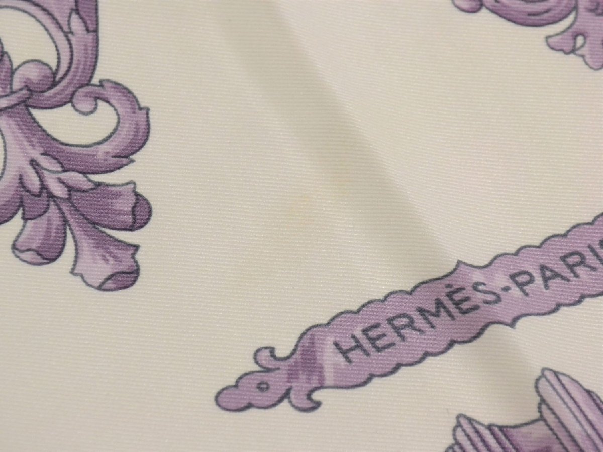 本物 エルメス HERMES スカーフ カレ65 FERRONNERIE 鉄細工 スカーフ 