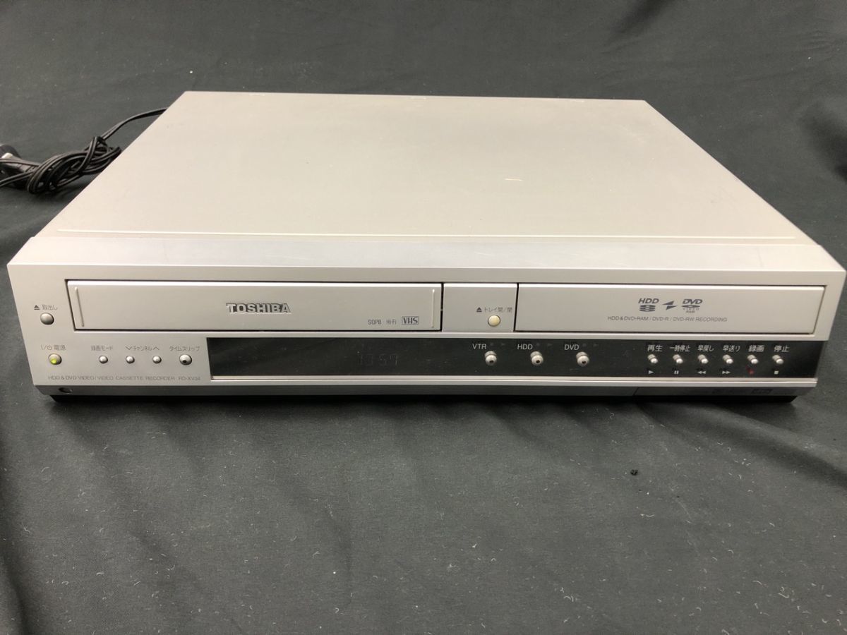 0804-454M②15552 VTR一体型HDD&DVDビデオレコーダー TOSHIBA 東芝 RD