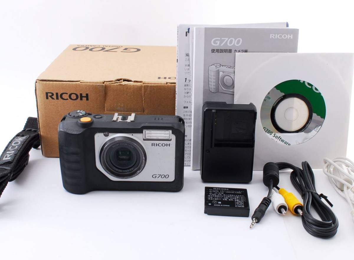 リコー RICOH G700 防水・防塵・耐衝撃 現場用デジタルカメラ 《動作品 