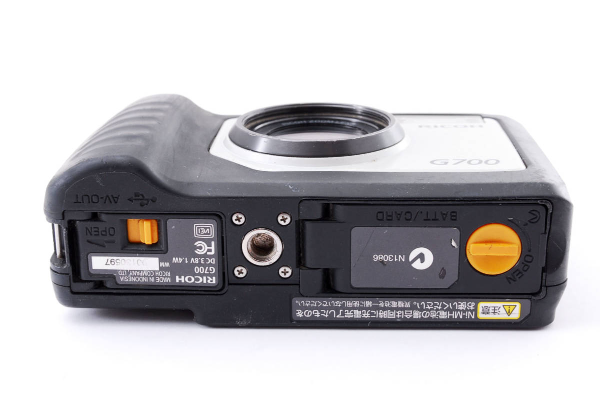 リコー RICOH G700 防水・防塵・耐衝撃 現場用デジタルカメラ 《動作品 