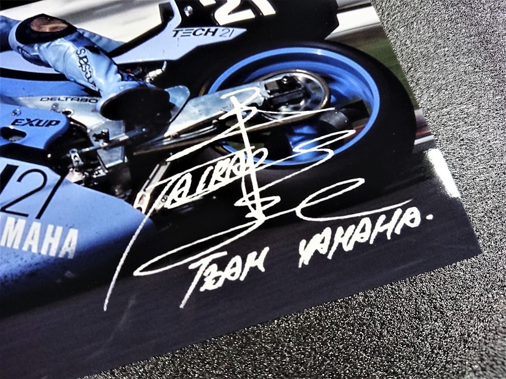 平忠彦 Tadahiko Taira 1988 鈴鹿8耐 TECH 21 YAMAHA YZF750 サイン