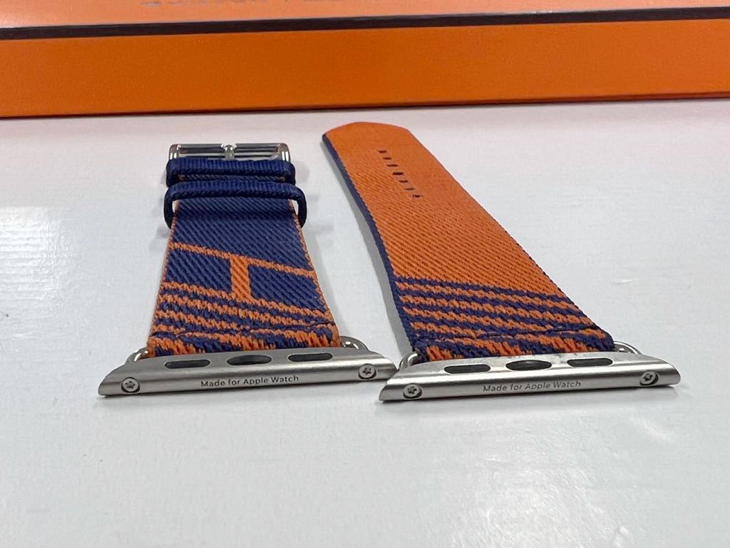 ☆即決 レア Apple Watch Hermes 45mm 44mm ジャンピング ブルー 