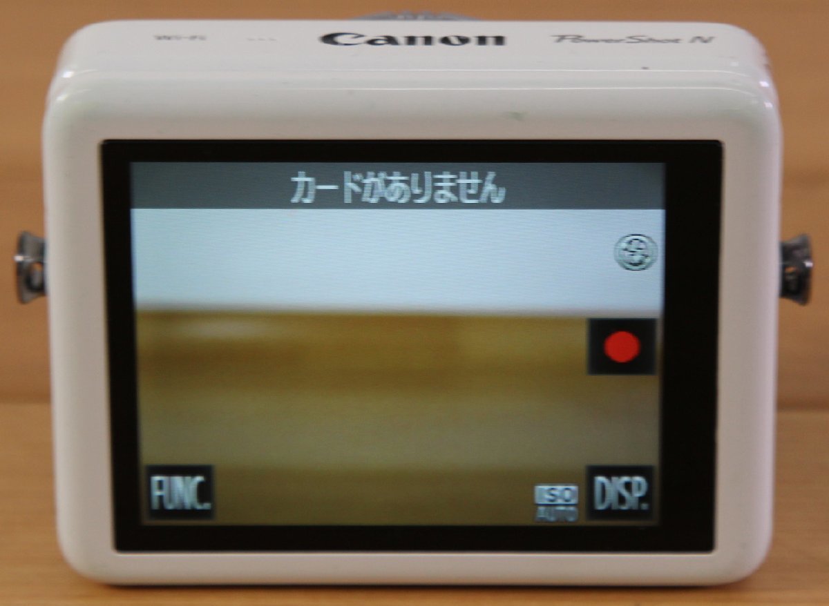 □現状品□ Canon キャノン Power Shot N コンパクトデジタルカメラ 動作確認OK ※バッテリー充電用コードなし (2743982)