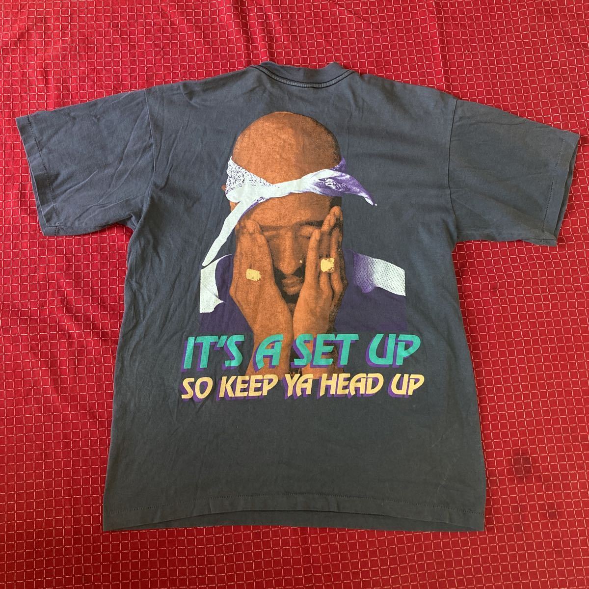 2pac tee Dear mama SNOOP DOGG EMINEM supreme hiphop rap 古着