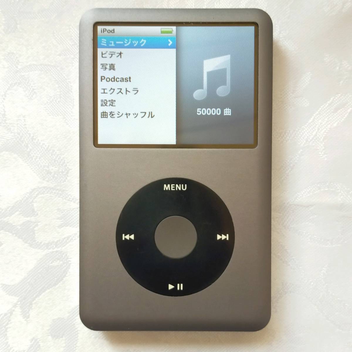 限定SALE，爆買い 大容量化 iPod Classic 第6世代 グレー MC297 512GB A1238(iPod classic)｜売買されたオークション情報、yahooの商品情報をアーカイブ公開 - オークファン アップル