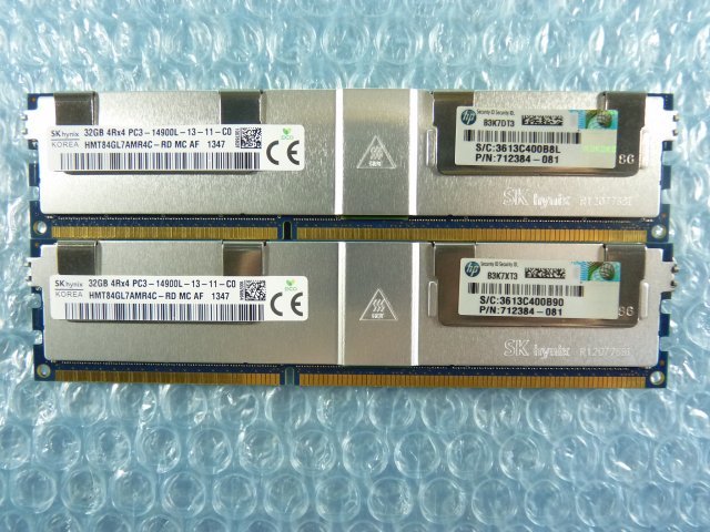 Barrette Mémoire RAM 32 Go DDR3-1866 LRDIMM Pour Station De Travail HP Z820 - ECC, 4Rx4, Garantie à Vie