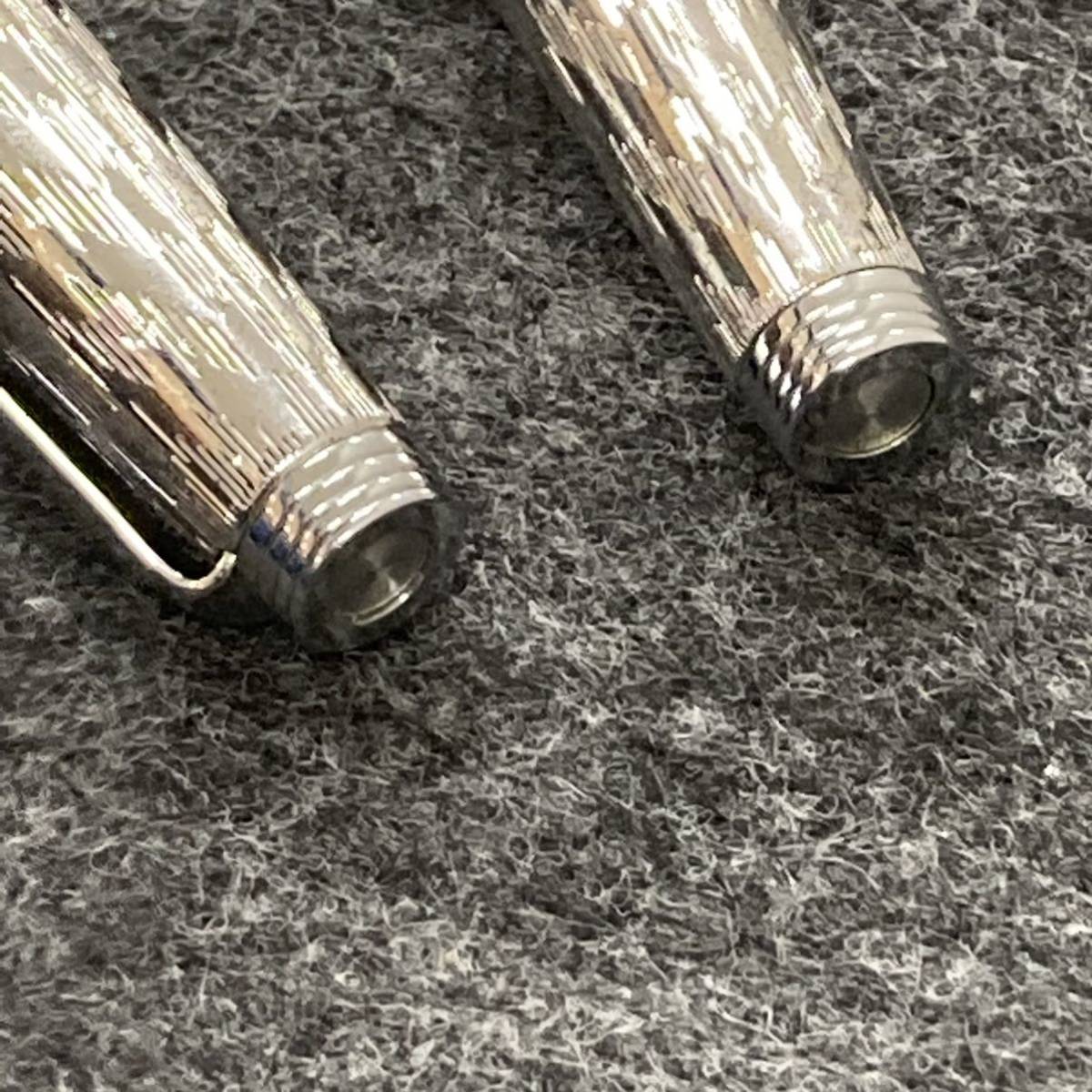 PE244□PARKER パーカー 万年筆 ペン先 14K シルバーカラー 金属ボディ