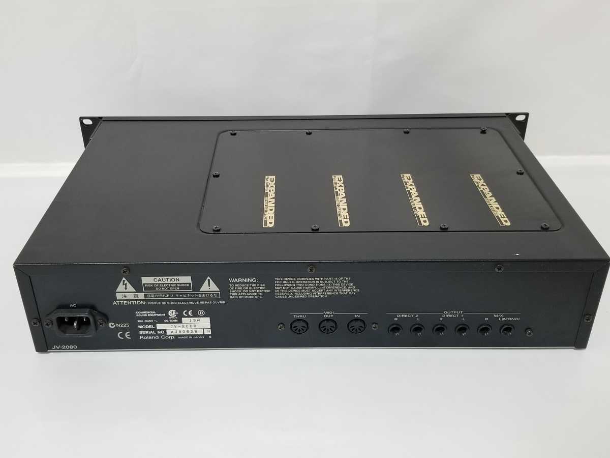 ROLAND ローランド JV-2080 MIDI音源モジュール 楽器・機材 ROLAND ローランド JV-2080 MIDI音源モジュール