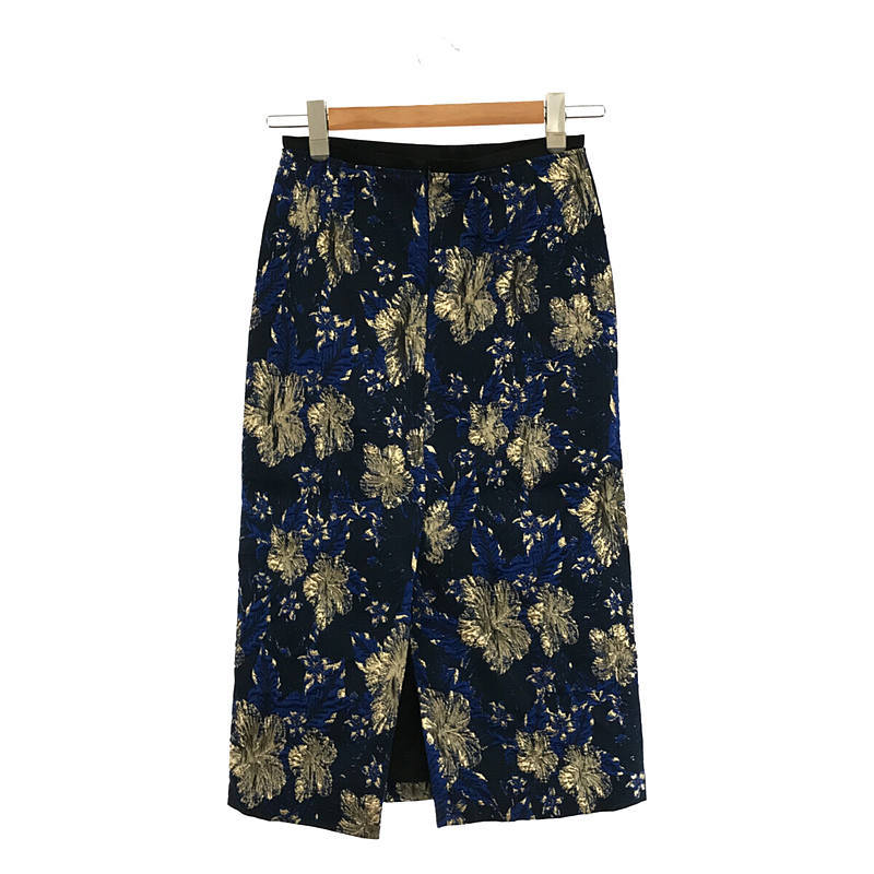 希少DRIES VAN NOTEN 2018AW ジャガードスカート 36 ドリスヴァン  