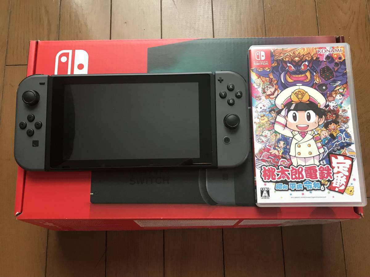  超 保証付 任天堂Switch本体＆桃太郎電鉄最新版(ニンテンドースイッチ本体)｜売買されたオークション情報、yahooの商品情報をアーカイブ公開 - オークファン ニンテンドースイッチ本体
