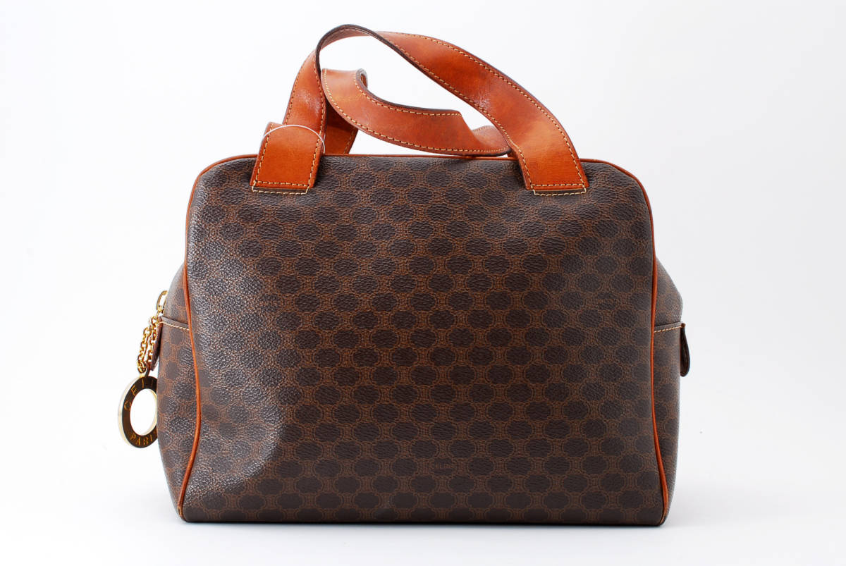 1円スタートCELINE ヴィンテージ セリーヌ マカダム PVC レザー