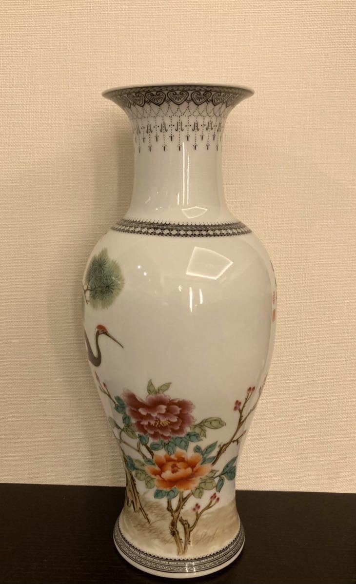 力石俊二 花瓶 色絵桜文花瓶 共箱付 未使用品 美品！ 力石俊二 『色絵 桜文花瓶』 益子焼 共箱あり 美 【公式通販】