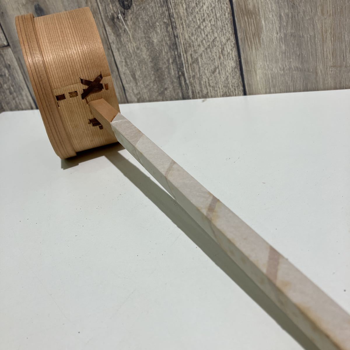 茶道具 茶器 水越杓 水濾柄杓 専用紙箱付き サイズ長さ38cm