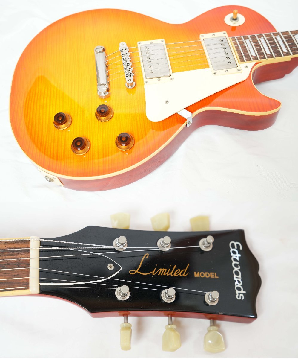 ☆EDWARDS by ESP☆E-LP-92SD VLD FM レスポール スタンダード 2008年 