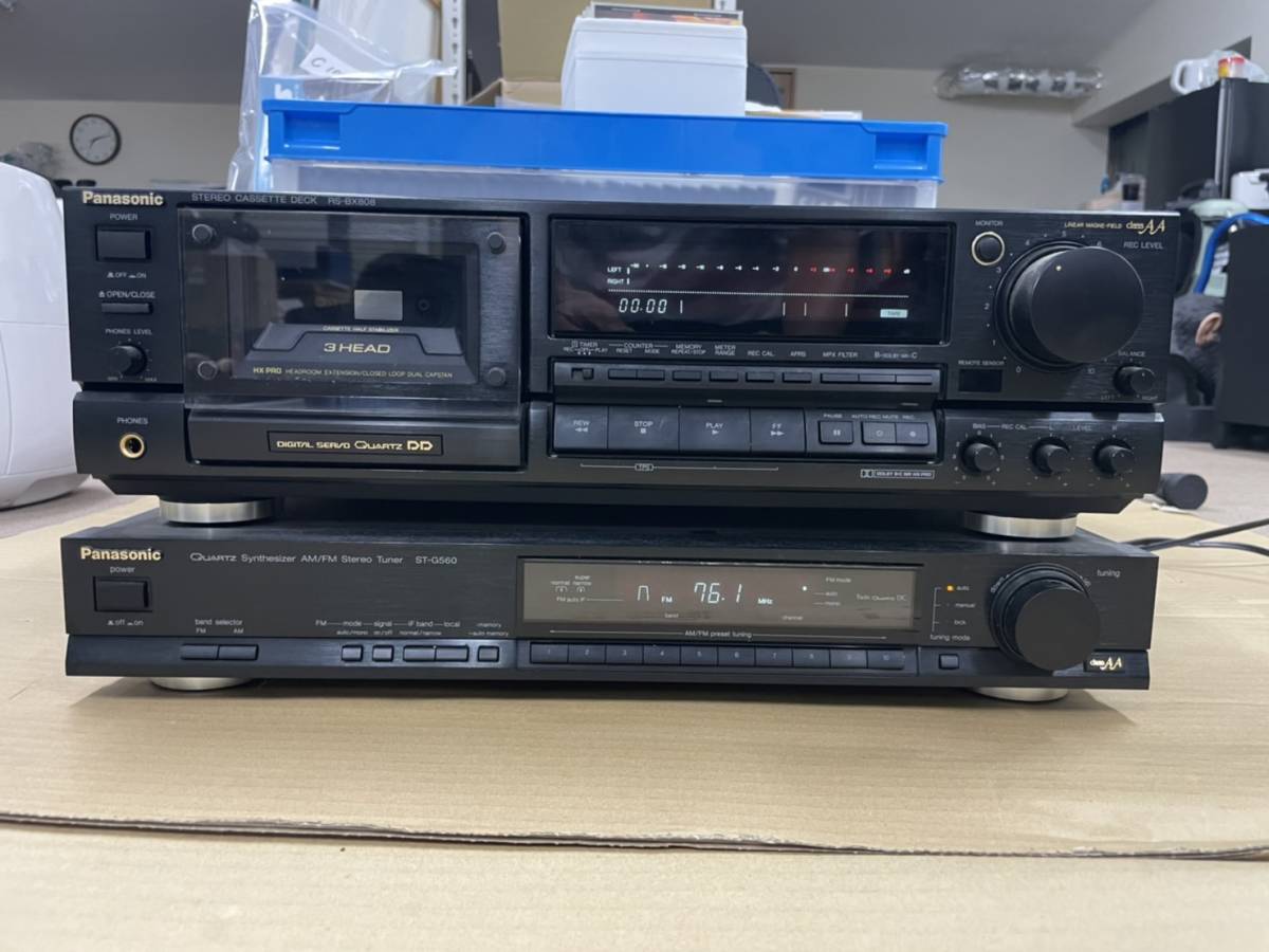 1スタート Panasonic RS-BX808 3 HEAD / ST-G560 classAA ステレオ