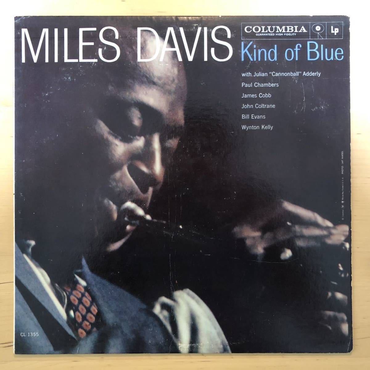 US オリジナル プロモ 白ラベルMILES DAVIS KIND OF BLUE Columbia