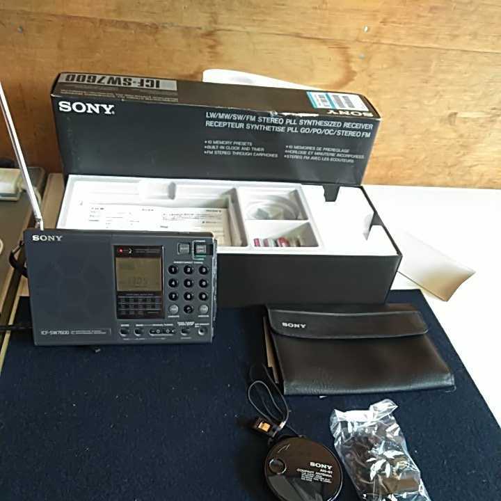 ICF-SW7600 SONY World Band Sony 04-132 ワールドバンドレシーバー