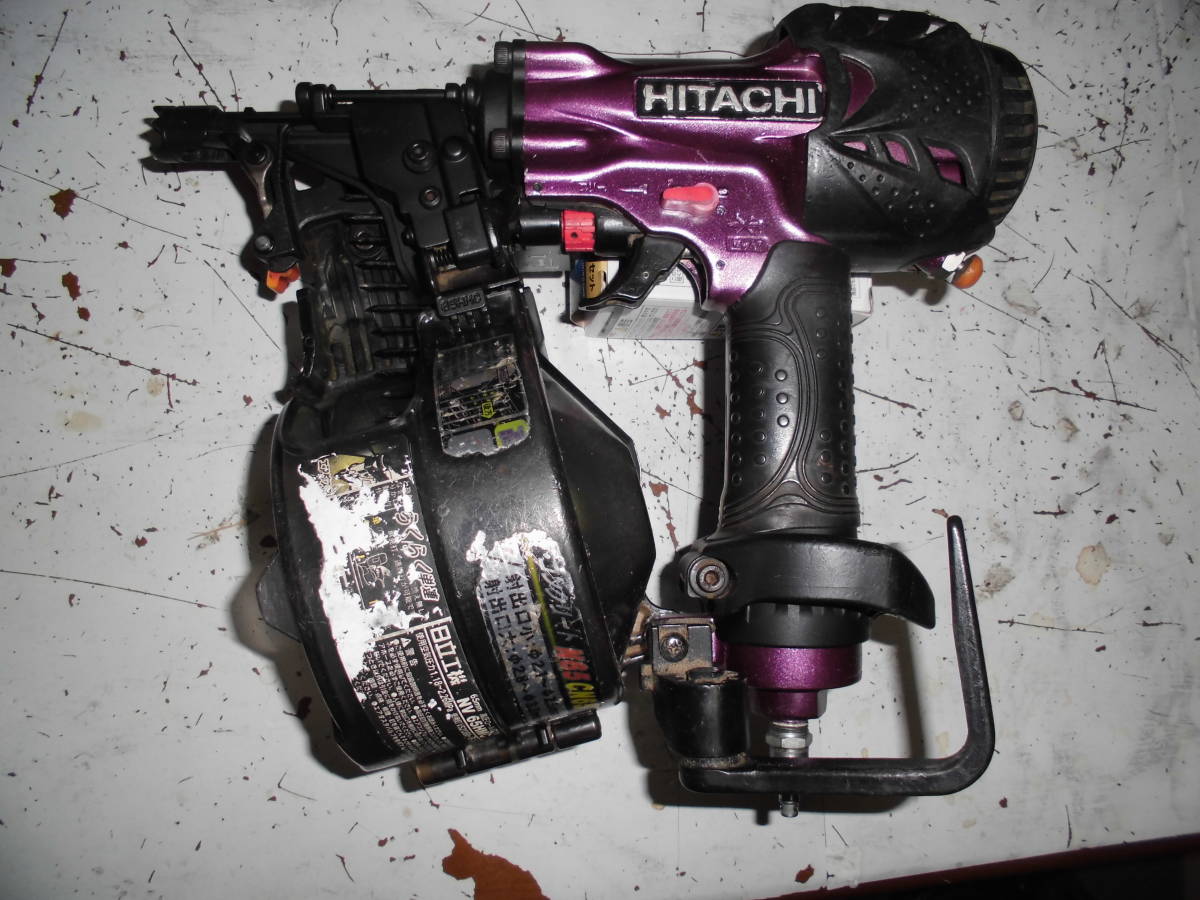 日立 高圧釘打ち機 NV65HMC 中古品 パープル(エア釘打機)｜売買された 