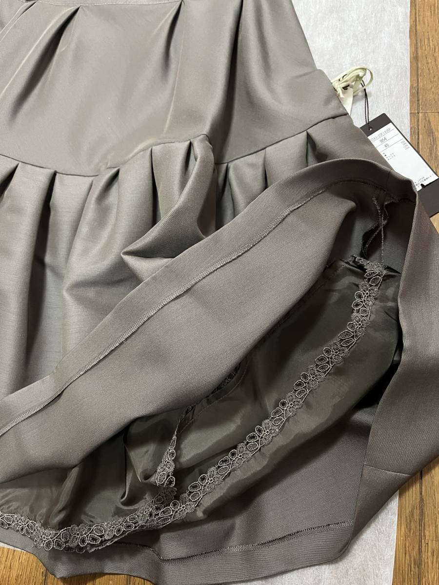 FOXEY スカート Lyon 40サイズ エスプレッソ 未使用 フォクシー シルク  
