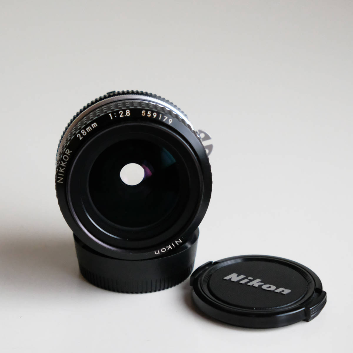 Nikon ニコン レンズ NIKKOR 28mm 1:2.8 一眼レフカメラ用 中古品 完動